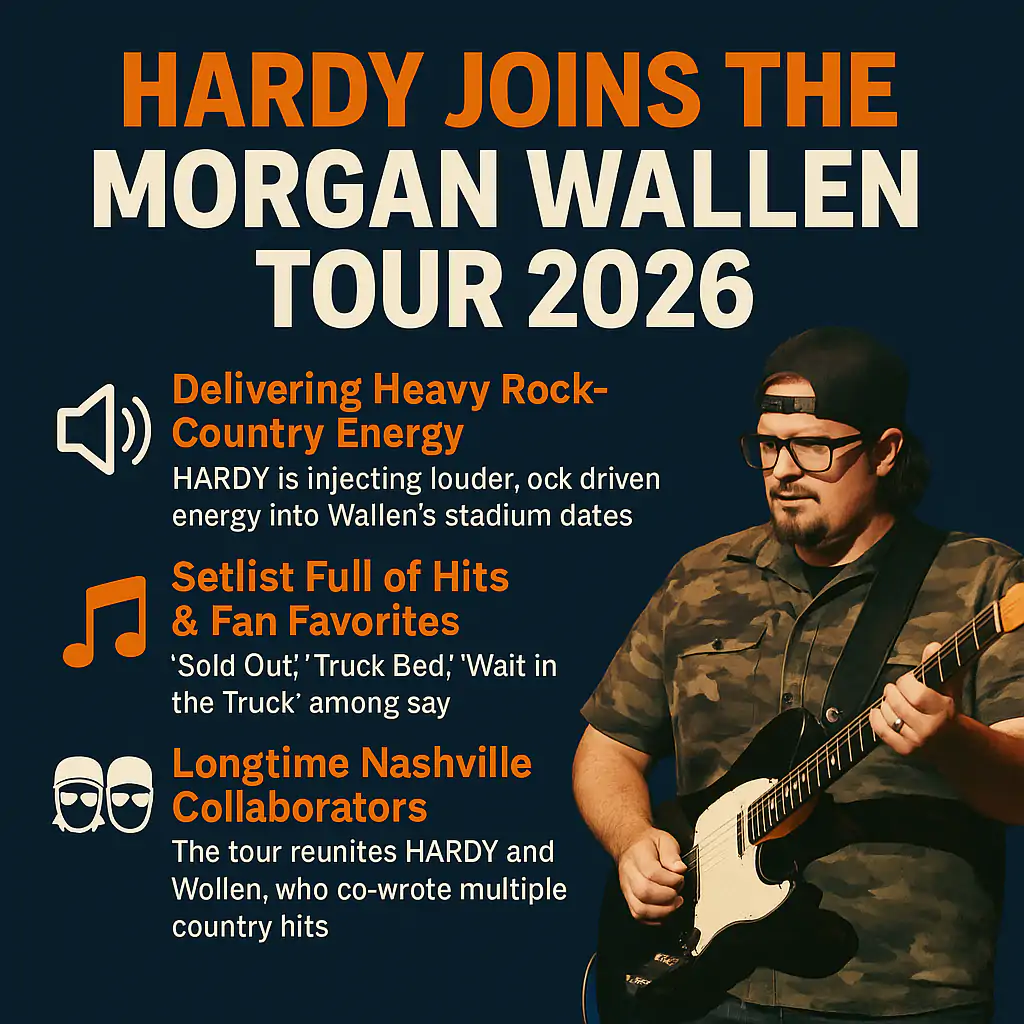 HARDY joins Morgan Tour Infographics