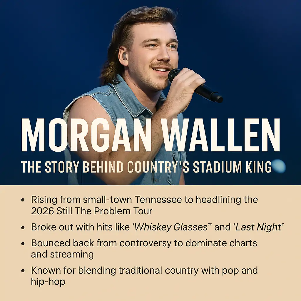 Morgan Wallen infographics 2026