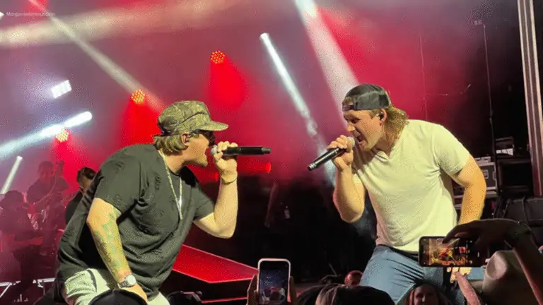 Morgan Wallen with Hardy at Ann Arbor