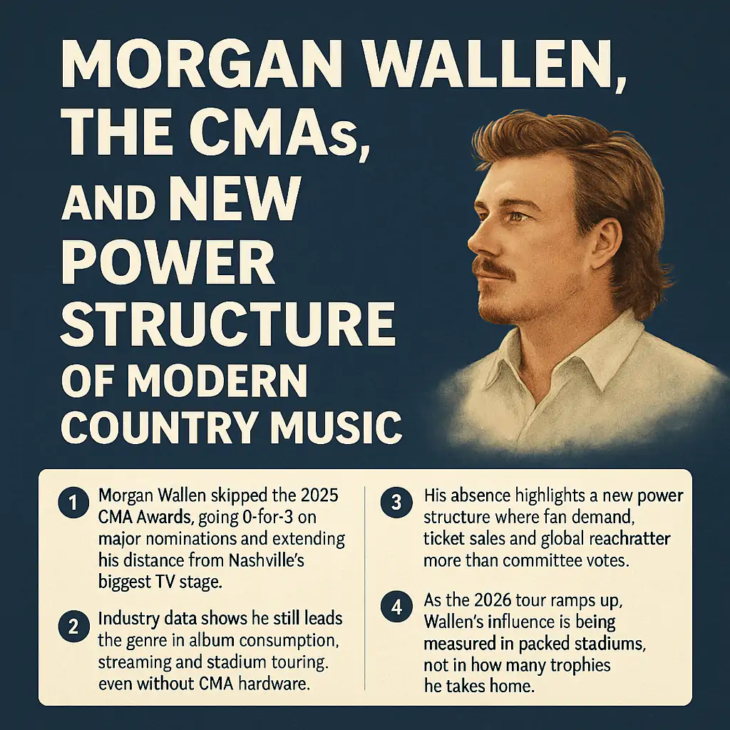 Morgan and CMA awards infographics