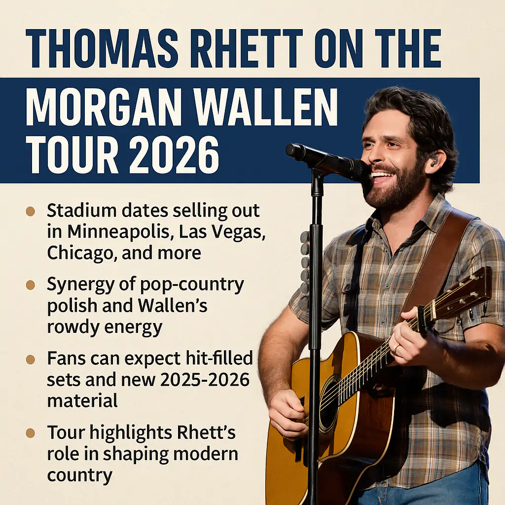 Thomas Rhett joins Morgan Tour Infographics