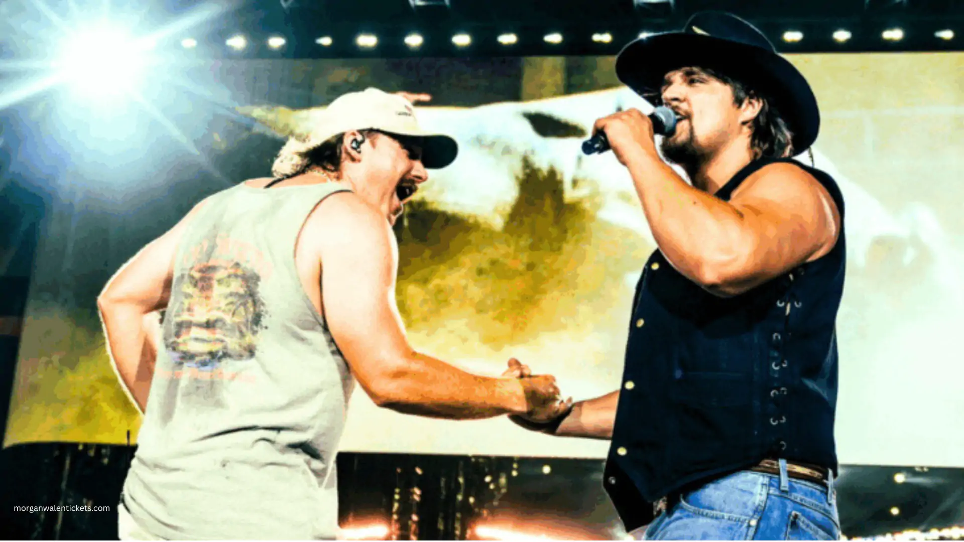 Gavin Adcock with Morgan Wallen