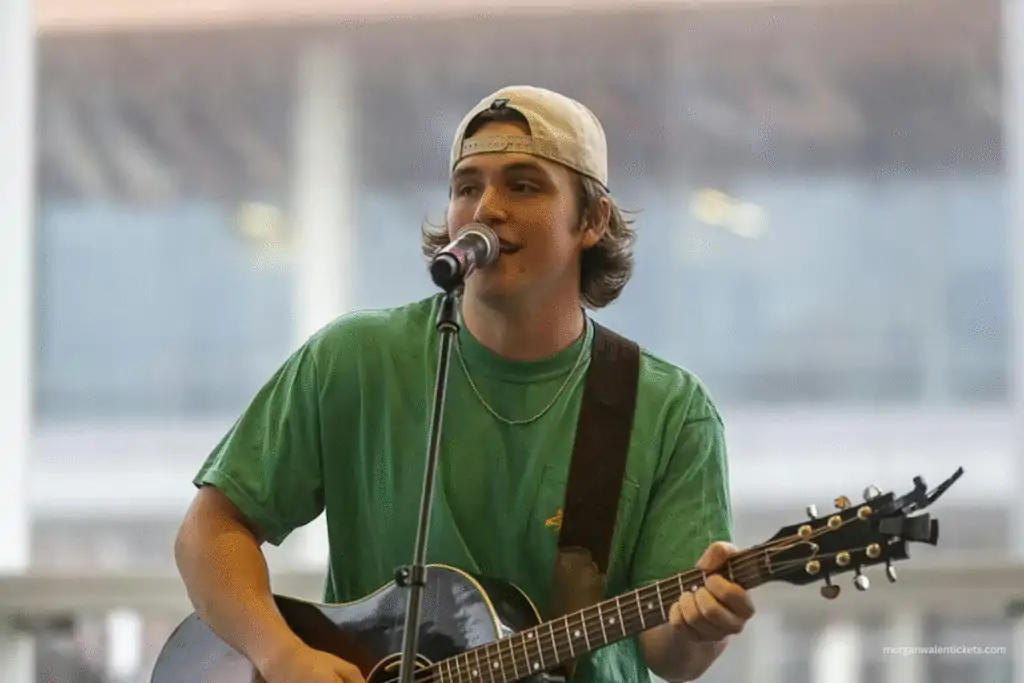 Vincent Mason with guitar