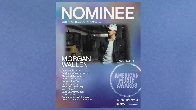 morgan wallen AMA nominations
