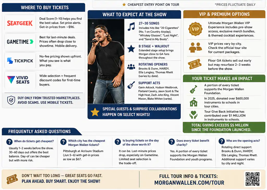 morgan wallen cheapest tickets
